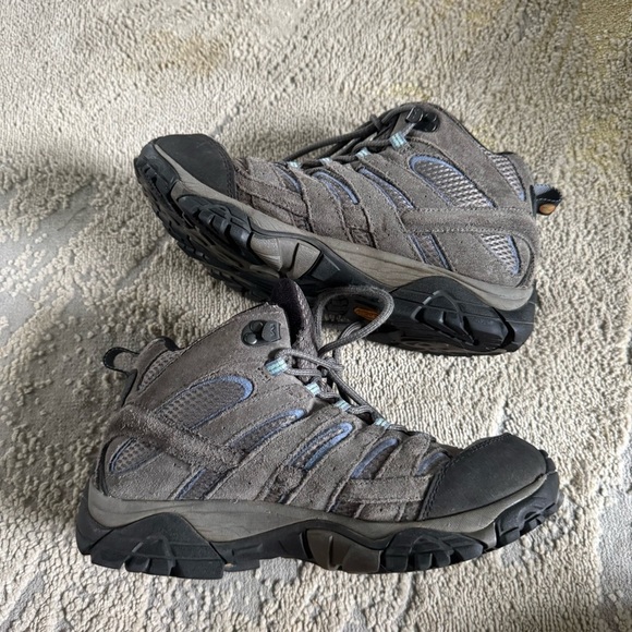 Merrell Moab 2 Hiking boots shoes Gray Waterproof J06054 size 7.5 - Picture 10 of 12